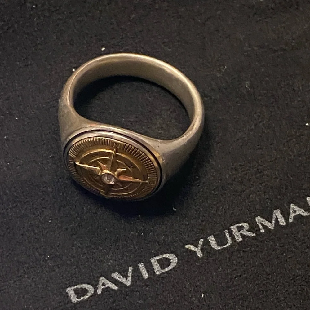 David Yurman Maritim Compass Signet Ring